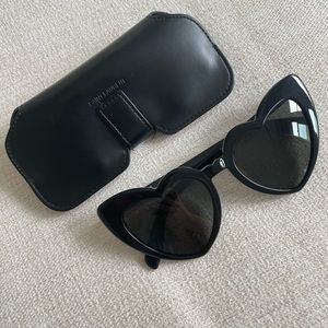 Saint Laurent LouLou Black Sunglasses